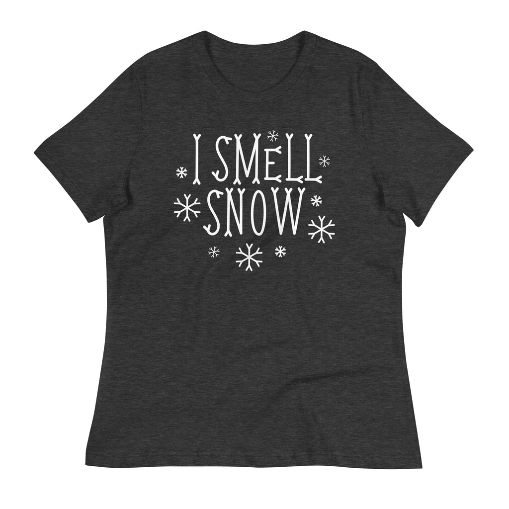 I Smell Snow Women's Signature Tee Hoodie, Sweatshirt | PureTeeCo.com (Image 2)
