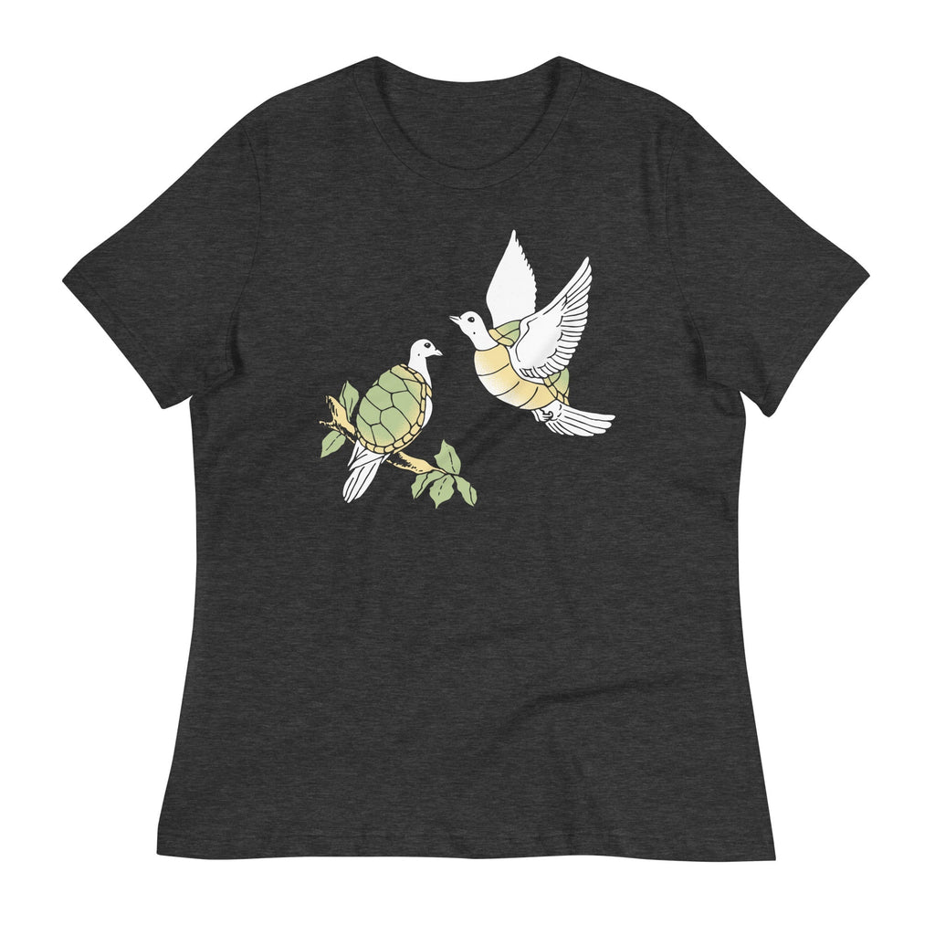 Two Turtle Doves Women's Signature Tee Hoodie, Sweatshirt | PureTeeCo.com (Image 1)