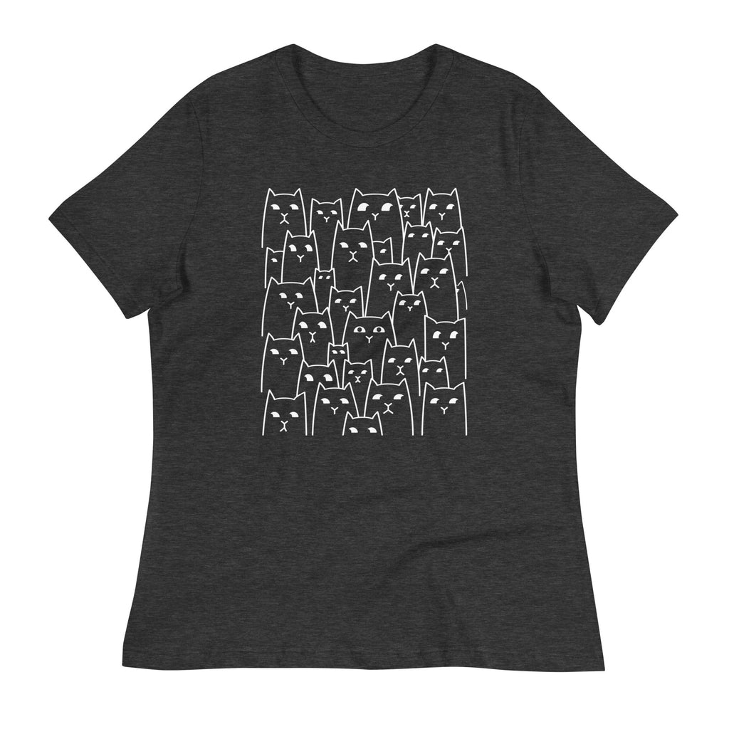 Suspicious Cats Women's Signature Tee Hoodie, Sweatshirt | PureTeeCo.com (Image 3)