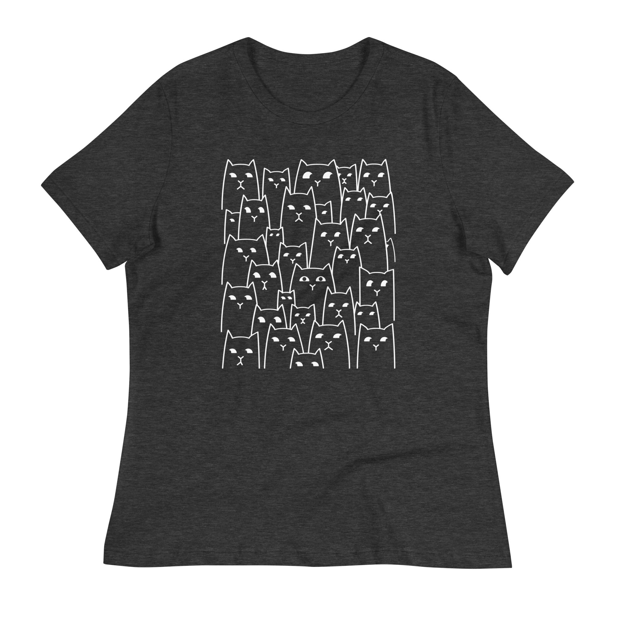 Suspicious Cats Women's Signature Tee Hoodie, Sweatshirt | PureTeeCo.com (Image 3)