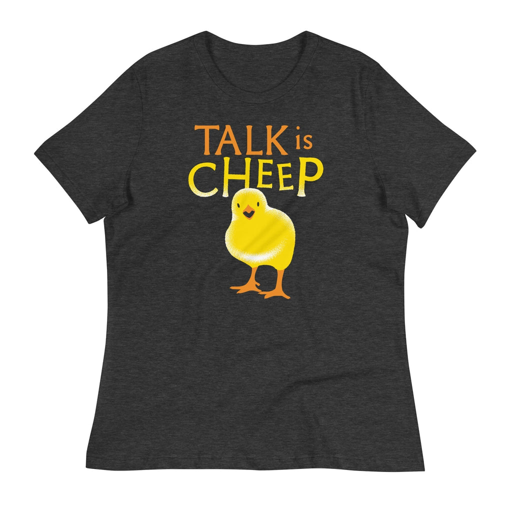 Talk Is Cheep Women's Signature Tee Hoodie, Sweatshirt | PureTeeCo.com (Image 3)