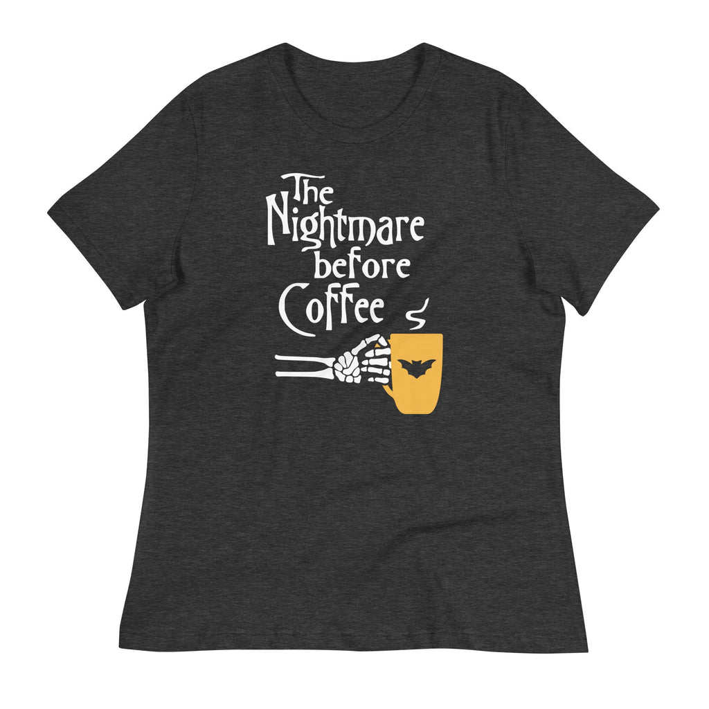 The Nightmare Before Coffee Women's Signature Tee Hoodie, Sweatshirt | PureTeeCo.com (Image 3)