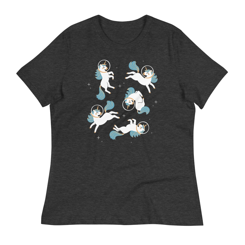 Unicorns In Space Women's Signature Tee Hoodie, Sweatshirt | PureTeeCo.com (Image 3)