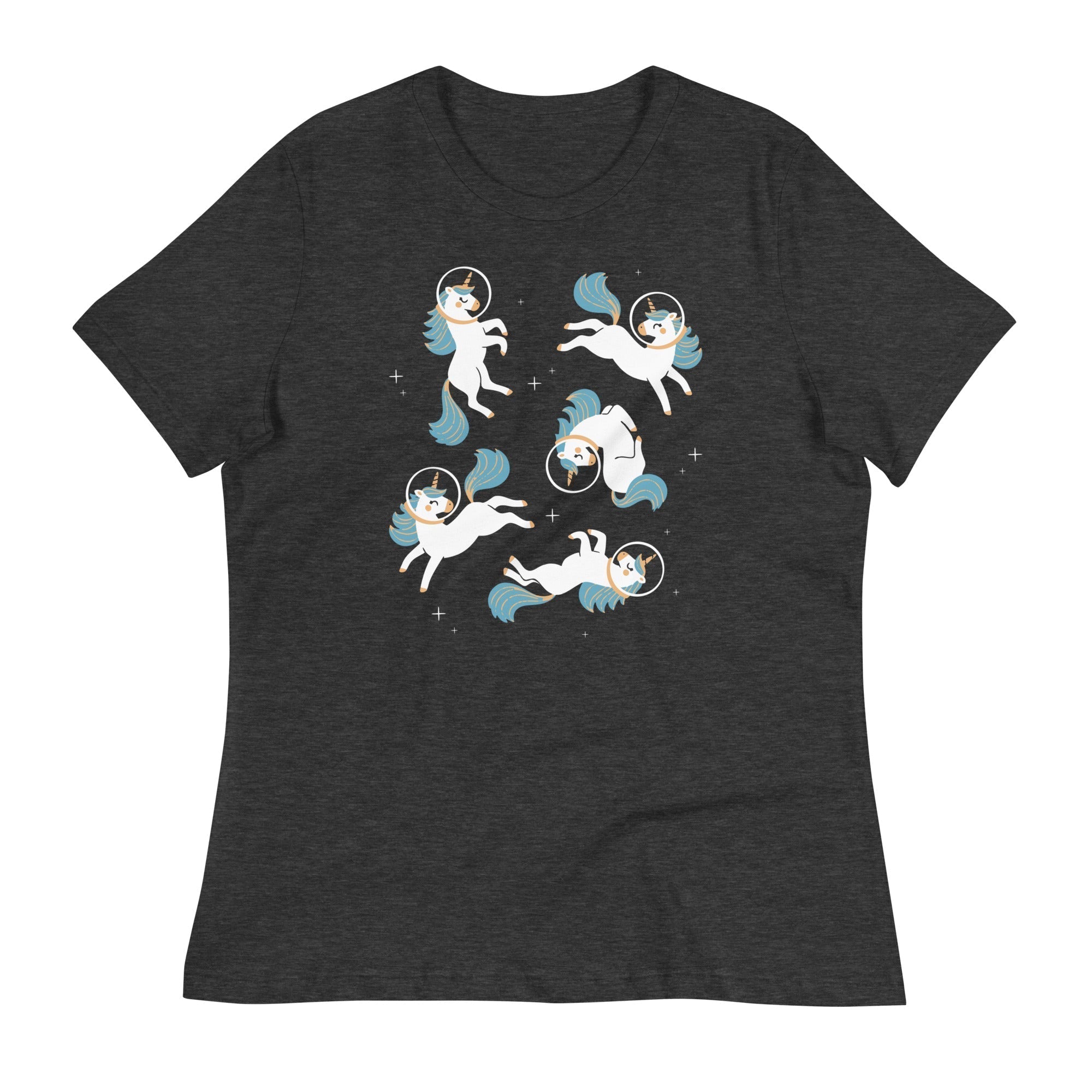 Unicorns In Space Women's Signature Tee Hoodie, Sweatshirt | PureTeeCo.com (Image 3)