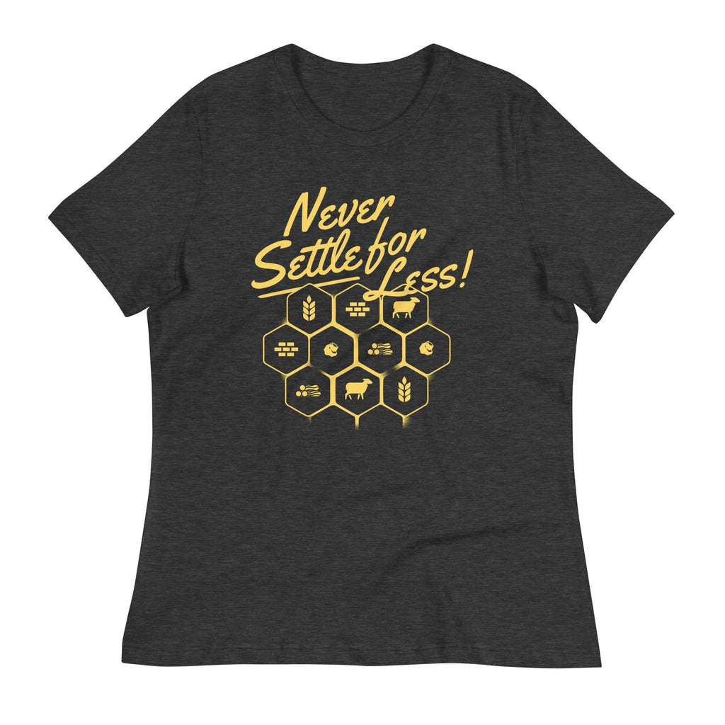 Never Settle For Less Women's Signature Tee Hoodie, Sweatshirt | PureTeeCo.com (Image 3)