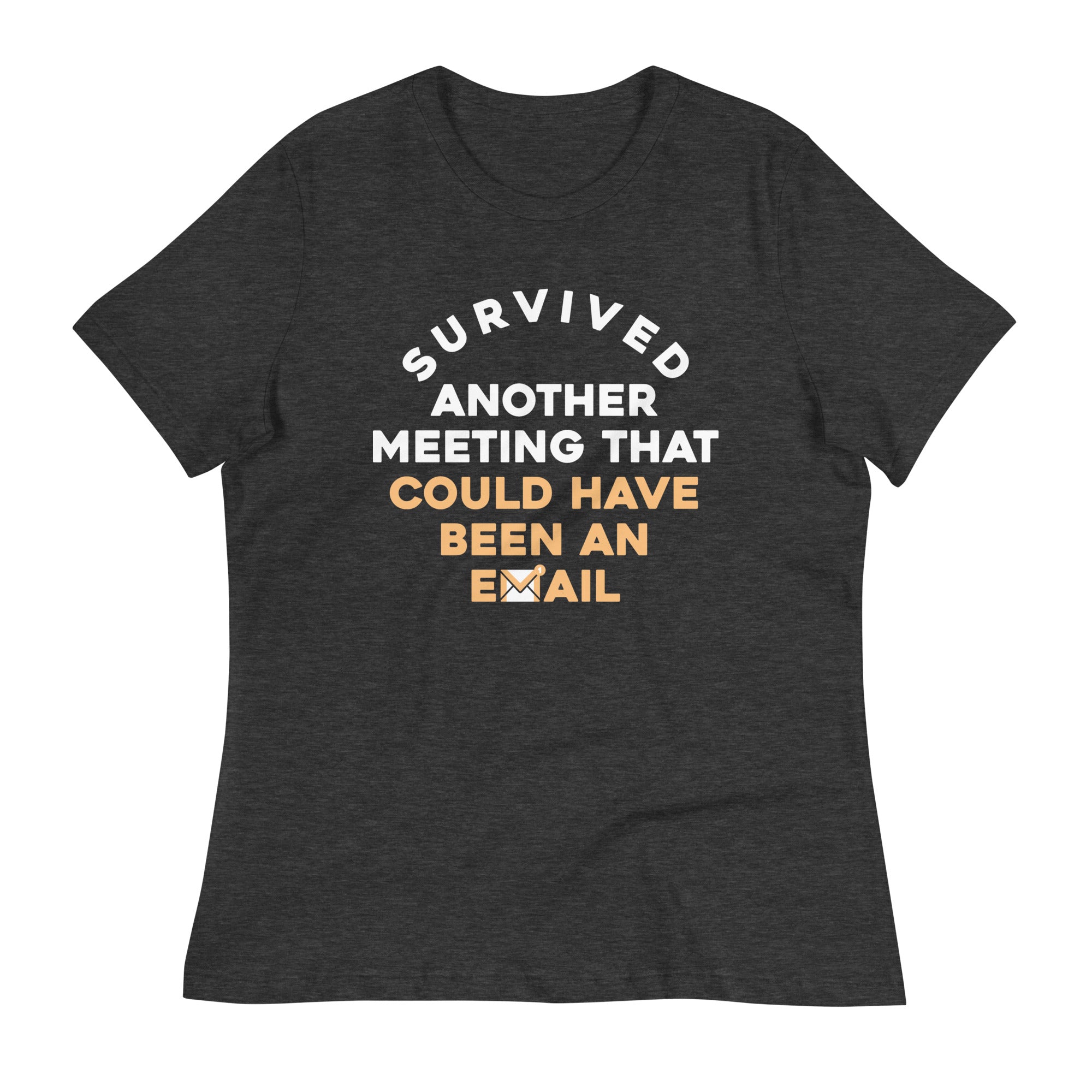 Survived Another Meeting Women's Signature Tee Hoodie, Sweatshirt | PureTeeCo.com (Image 1)