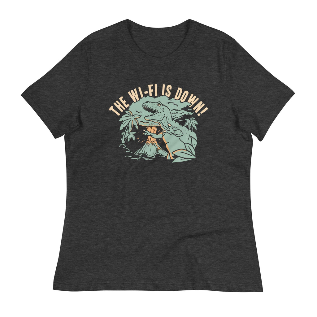 The Wi-Fi Is Down! Women's Signature Tee Hoodie, Sweatshirt | PureTeeCo.com (Image 3)