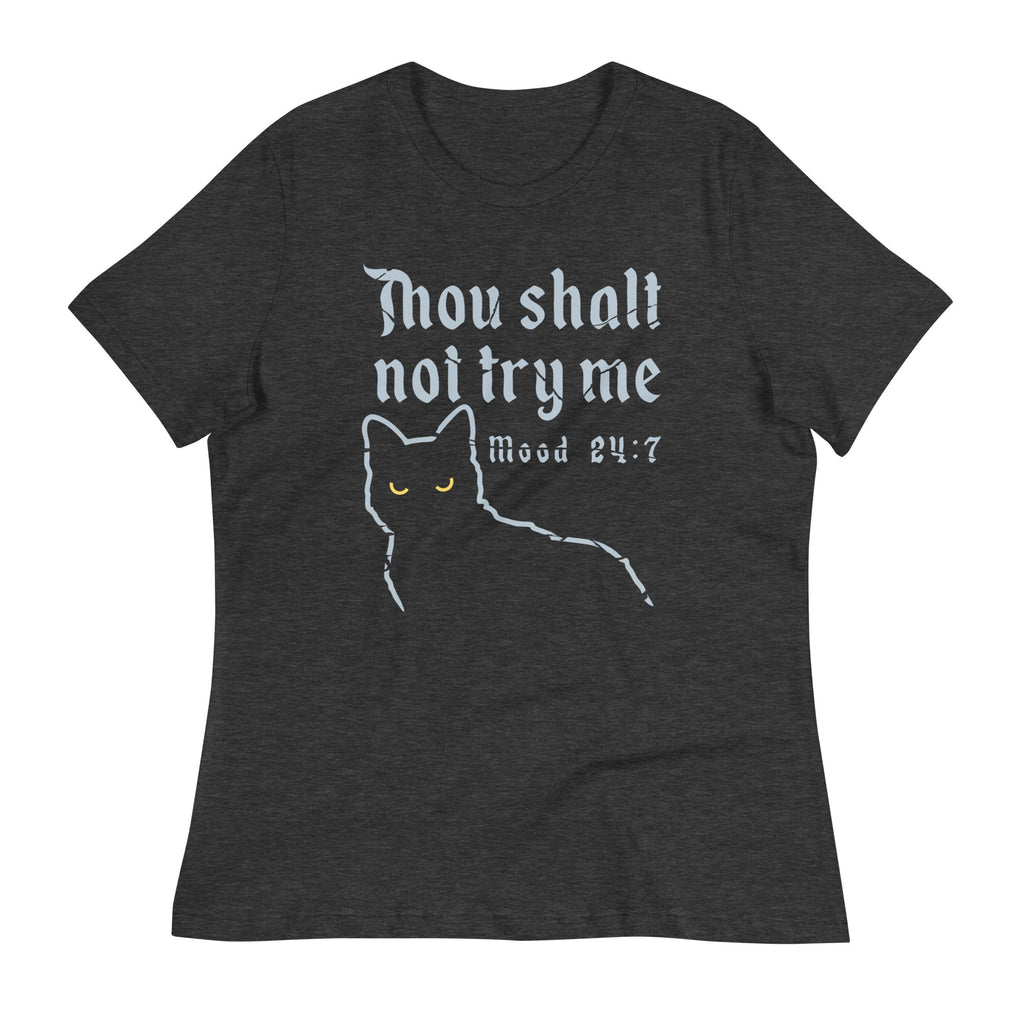 Thou Shalt Not Try Me Women's Signature Tee Hoodie, Sweatshirt | PureTeeCo.com (Image 3)