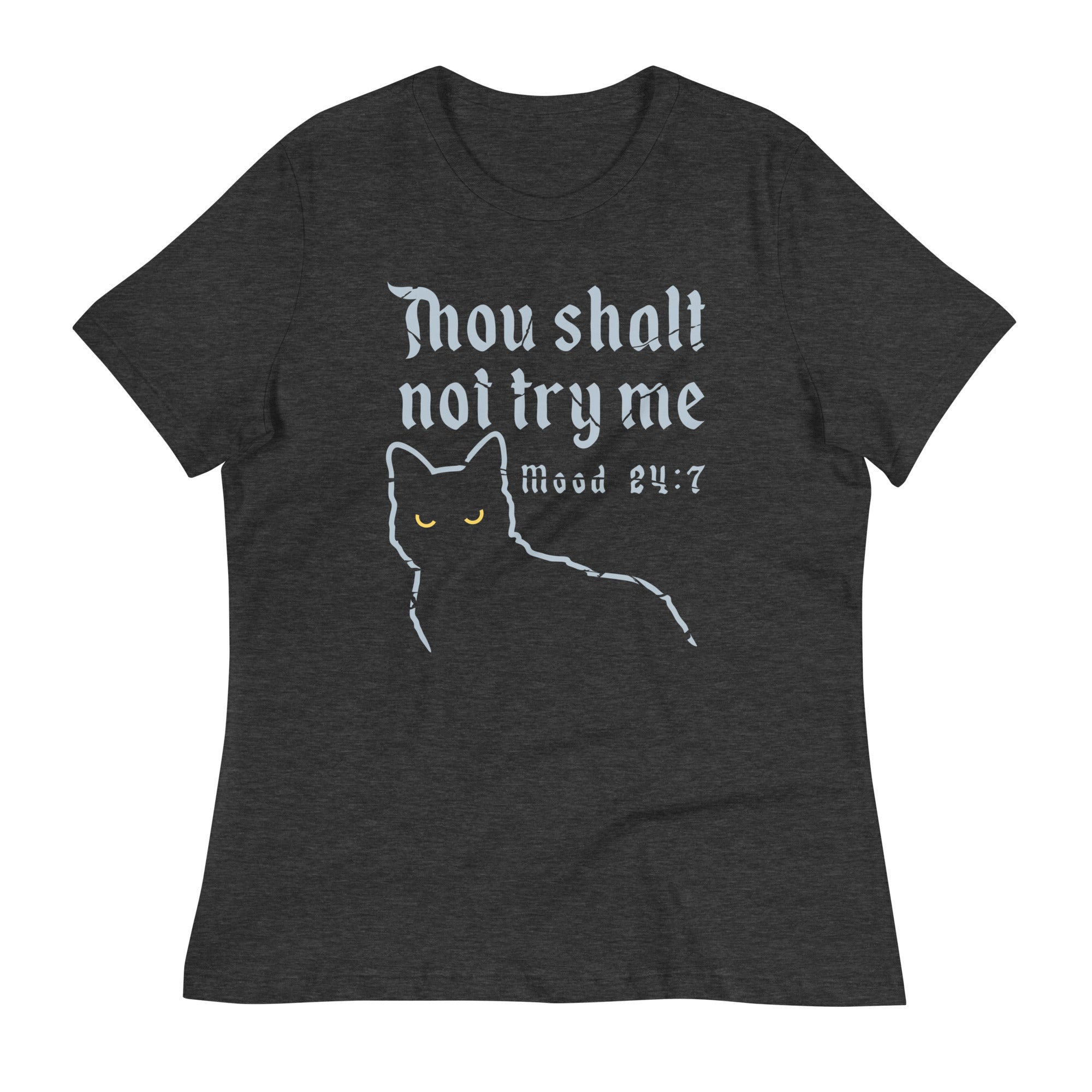 Thou Shalt Not Try Me Women's Signature Tee Hoodie, Sweatshirt | PureTeeCo.com (Image 3)
