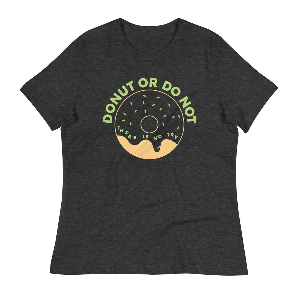 Donut Or Do Not Women's Signature Tee Hoodie, Sweatshirt | PureTeeCo.com (Image 3)