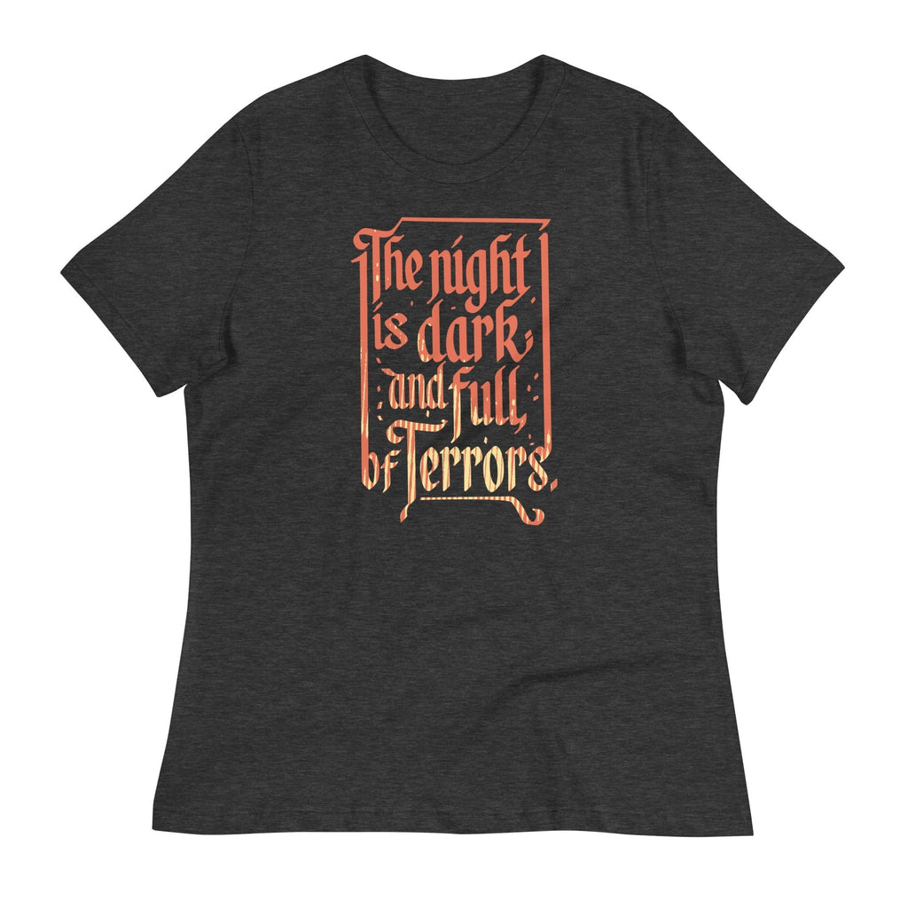 The Night Is Dark And Full Of Terrors Women's Signature Tee Hoodie, Sweatshirt | PureTeeCo.com (Image 3)