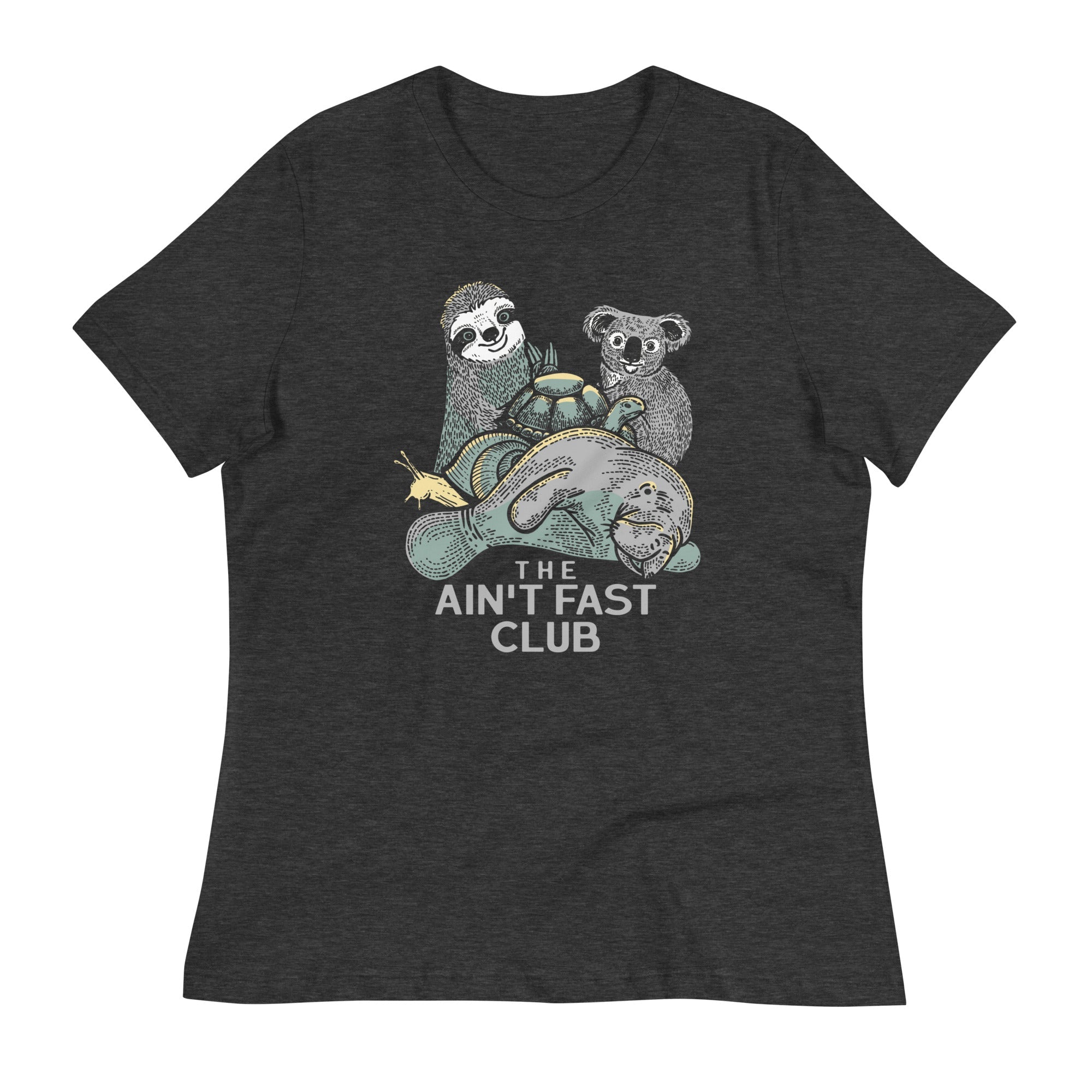 The Ain't Fast Club Women's Signature Tee Hoodie, Sweatshirt | PureTeeCo.com (Image 2)