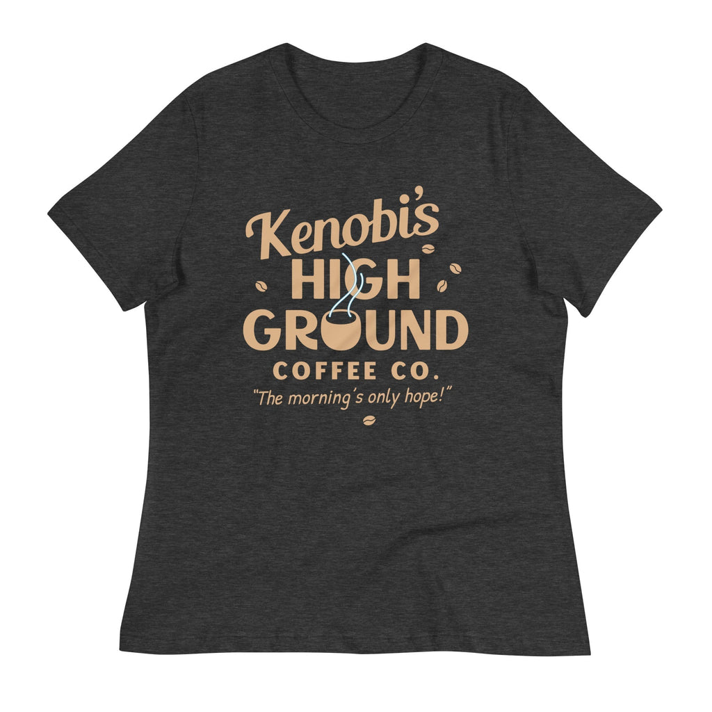 Kenobi's High Ground Coffee Co Women's Signature Tee Hoodie, Sweatshirt | PureTeeCo.com (Image 3)