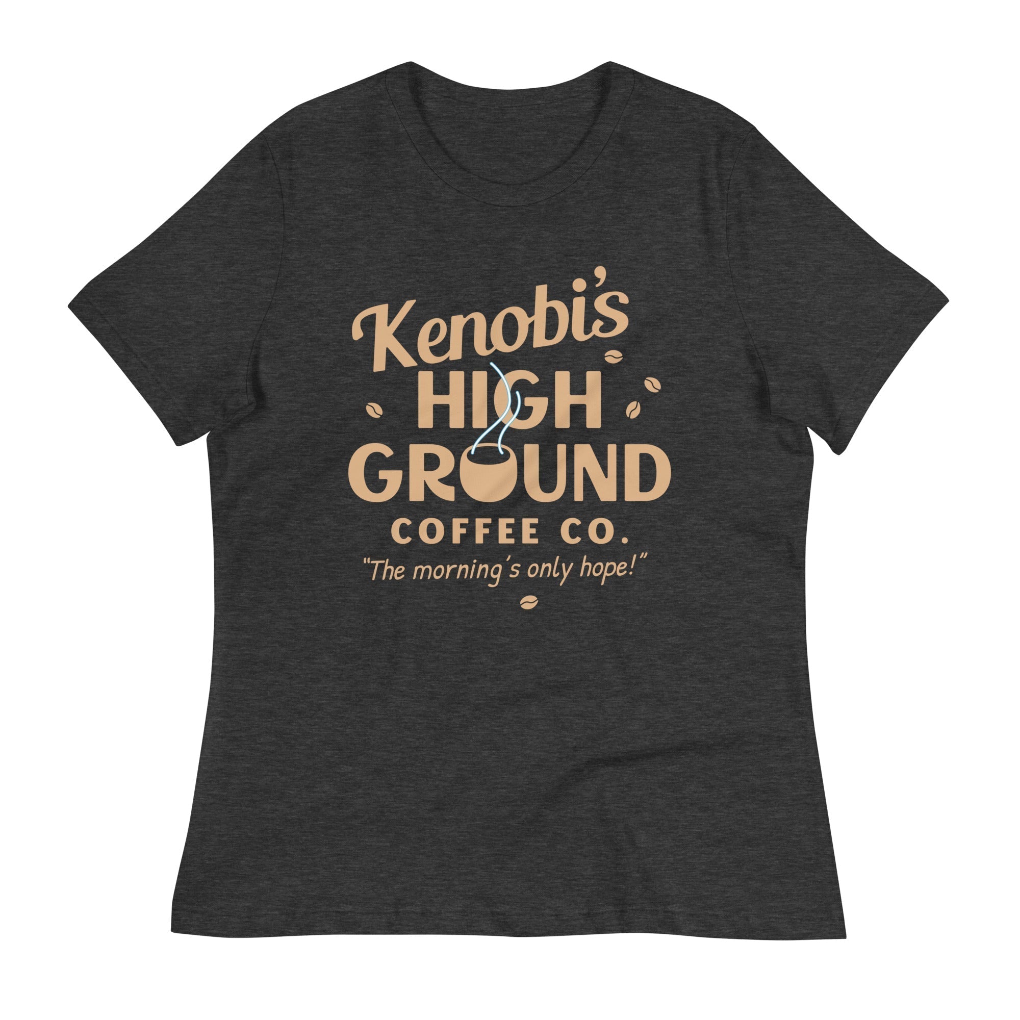 Kenobi's High Ground Coffee Co Women's Signature Tee Hoodie, Sweatshirt | PureTeeCo.com (Image 3)