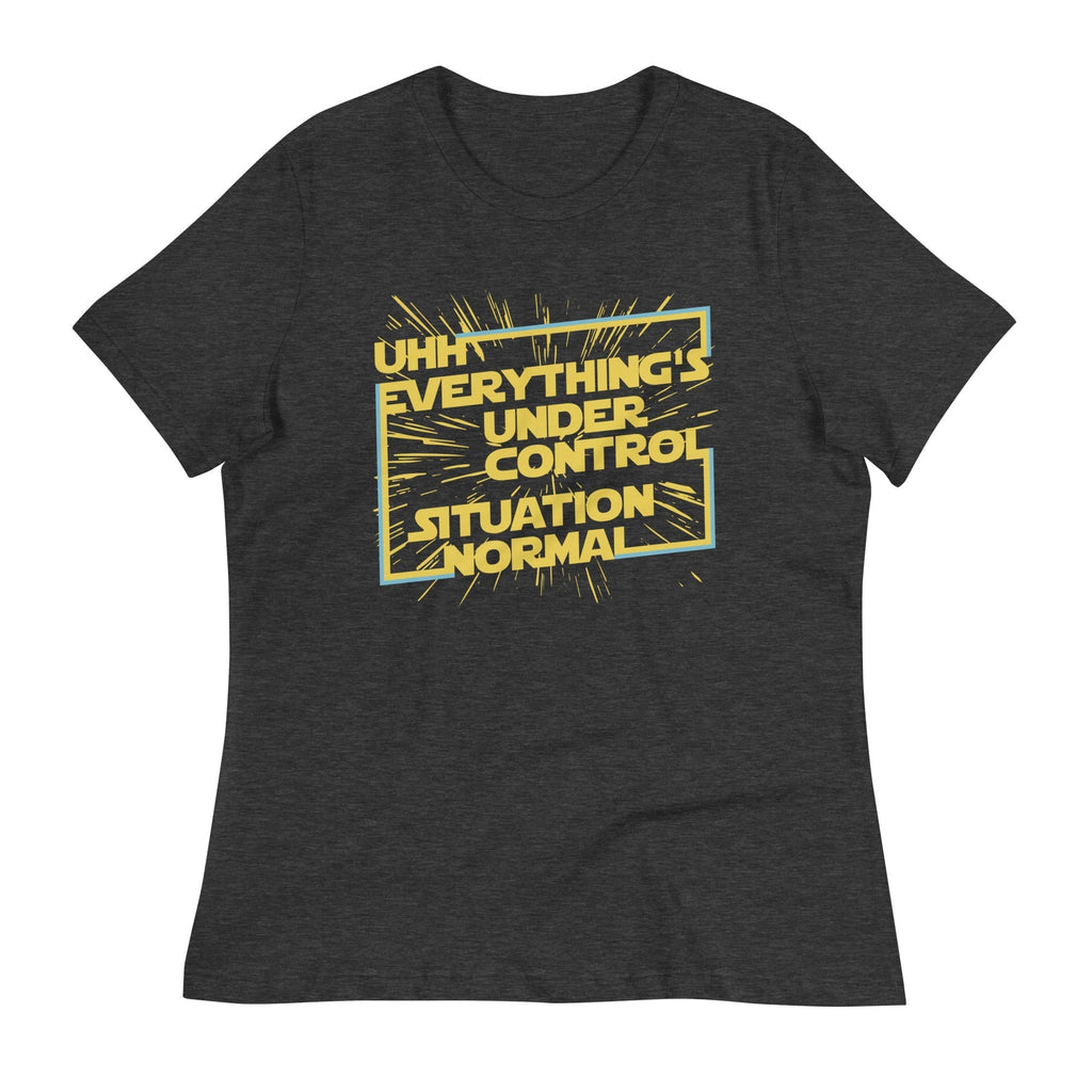 Everything's Under Control Situation Normal Women's Signature Tee Hoodie, Sweatshirt | PureTeeCo.com (Image 1)