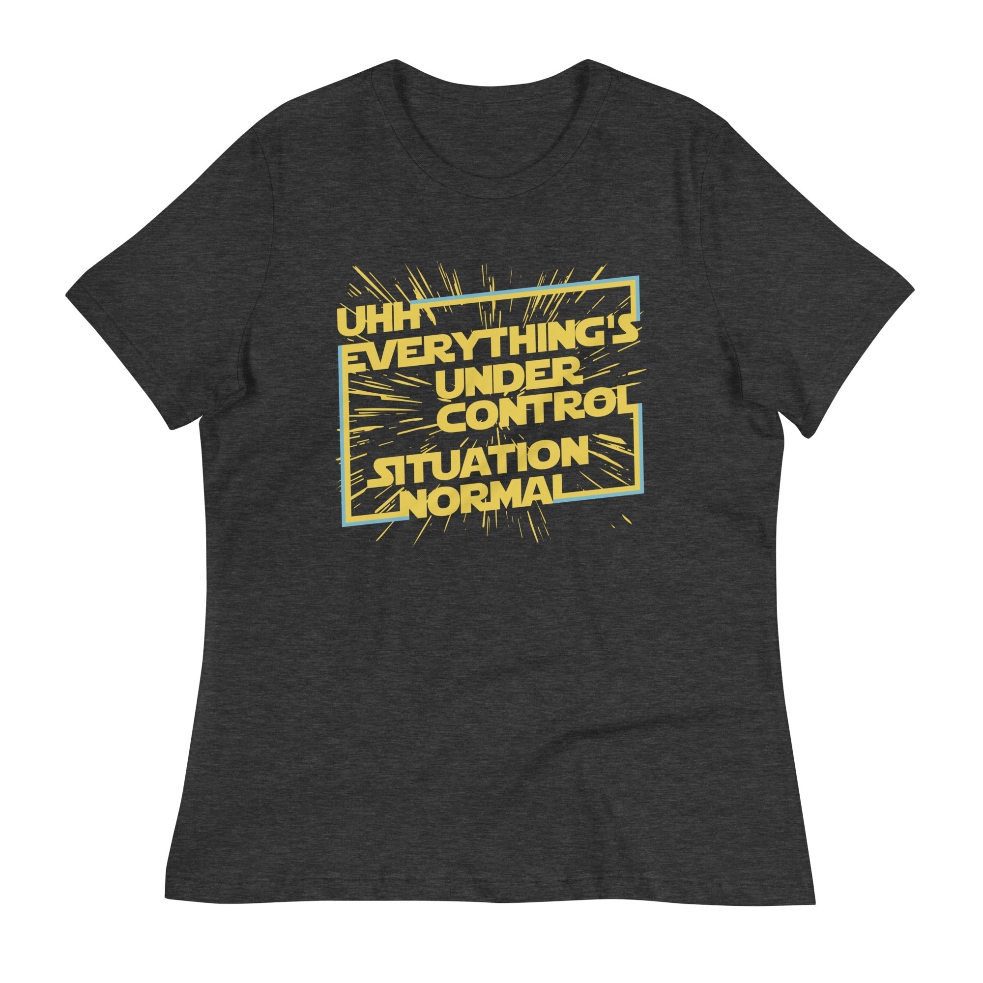Everything's Under Control Situation Normal Women's Signature Tee Hoodie, Sweatshirt | PureTeeCo.com (Image 1)