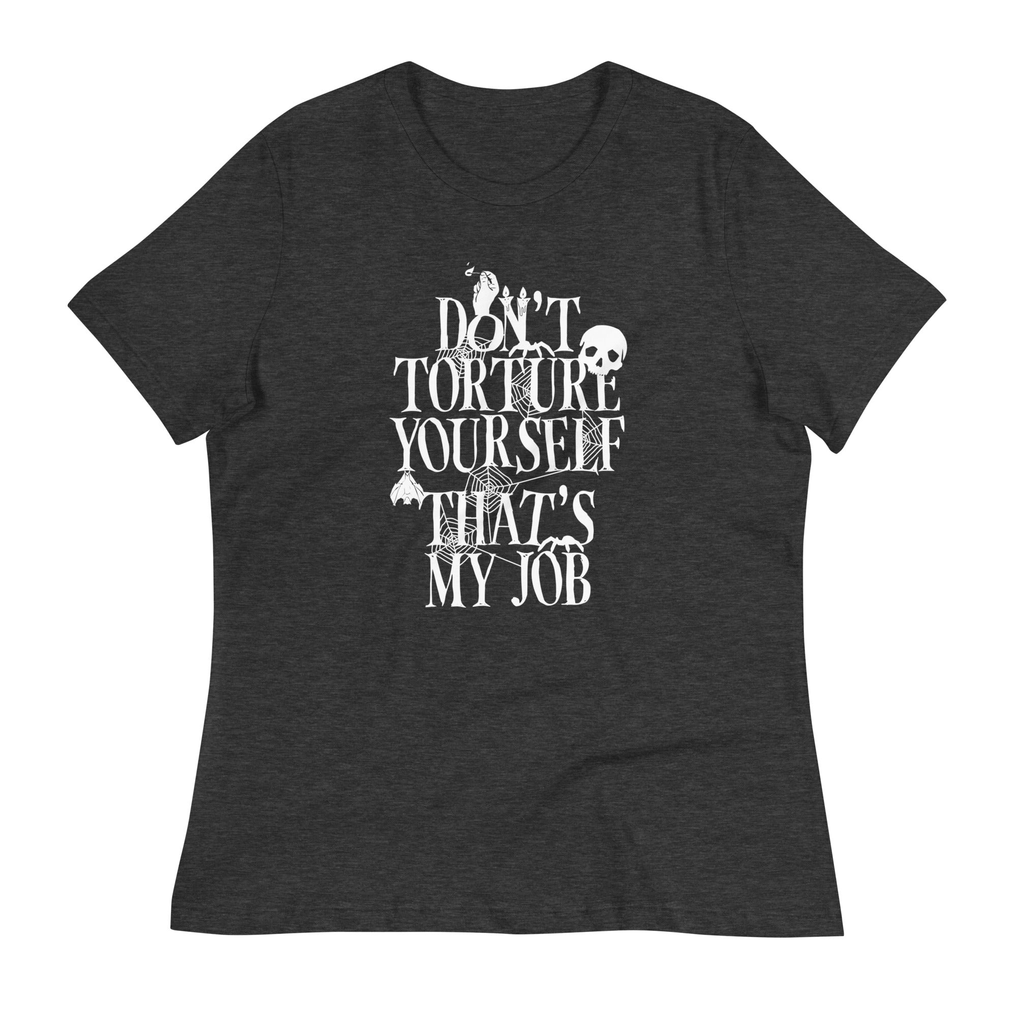 Don't Torture Yourself That's My Job Women's Signature Tee Hoodie, Sweatshirt | PureTeeCo.com (Image 3)
