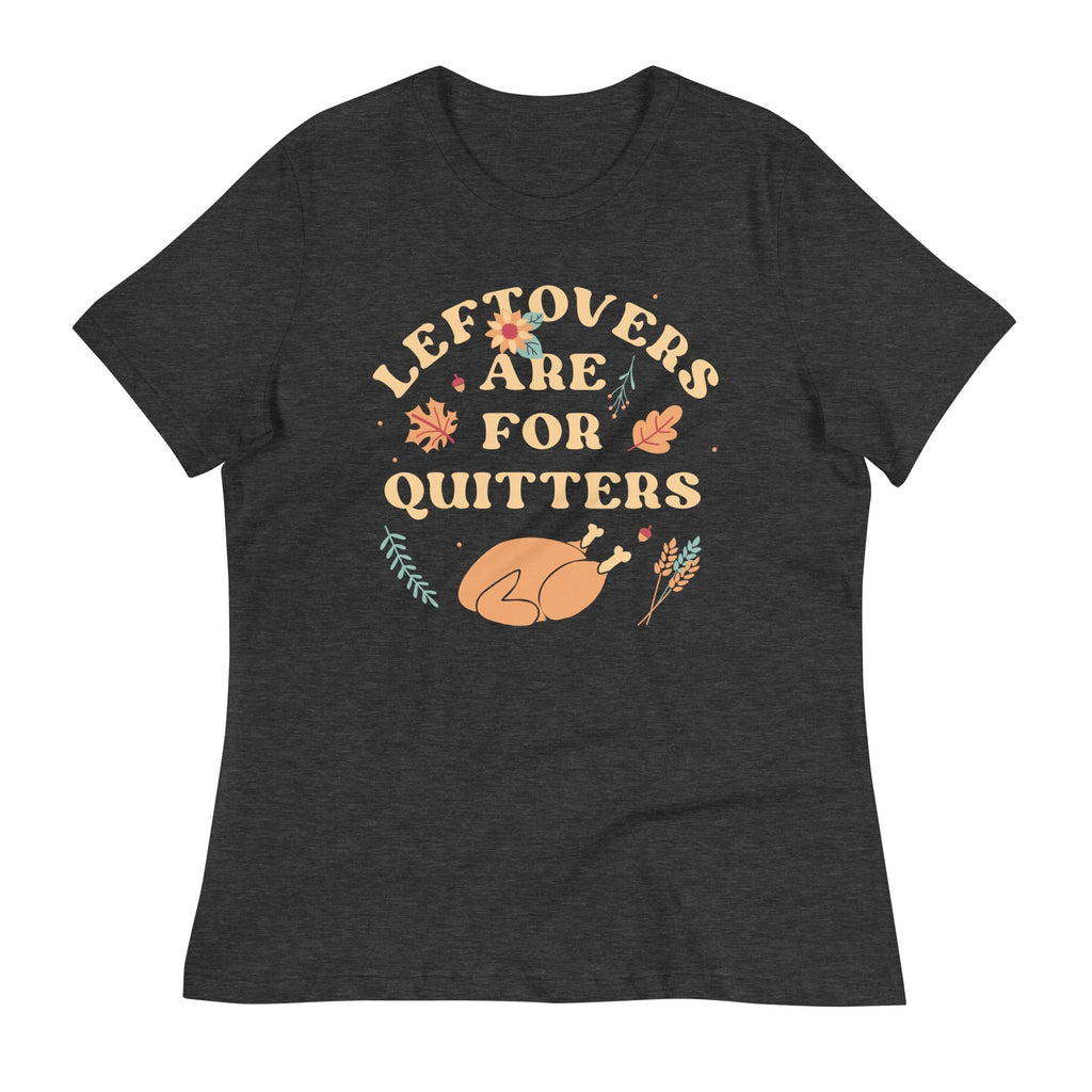 Leftovers Are For Quitters Women's Signature Tee Hoodie, Sweatshirt | PureTeeCo.com (Image 4)