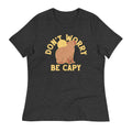 Don't Worry Be Capy Women's Signature Tee Hoodie, Sweatshirt | PureTeeCo.com (Image 1)