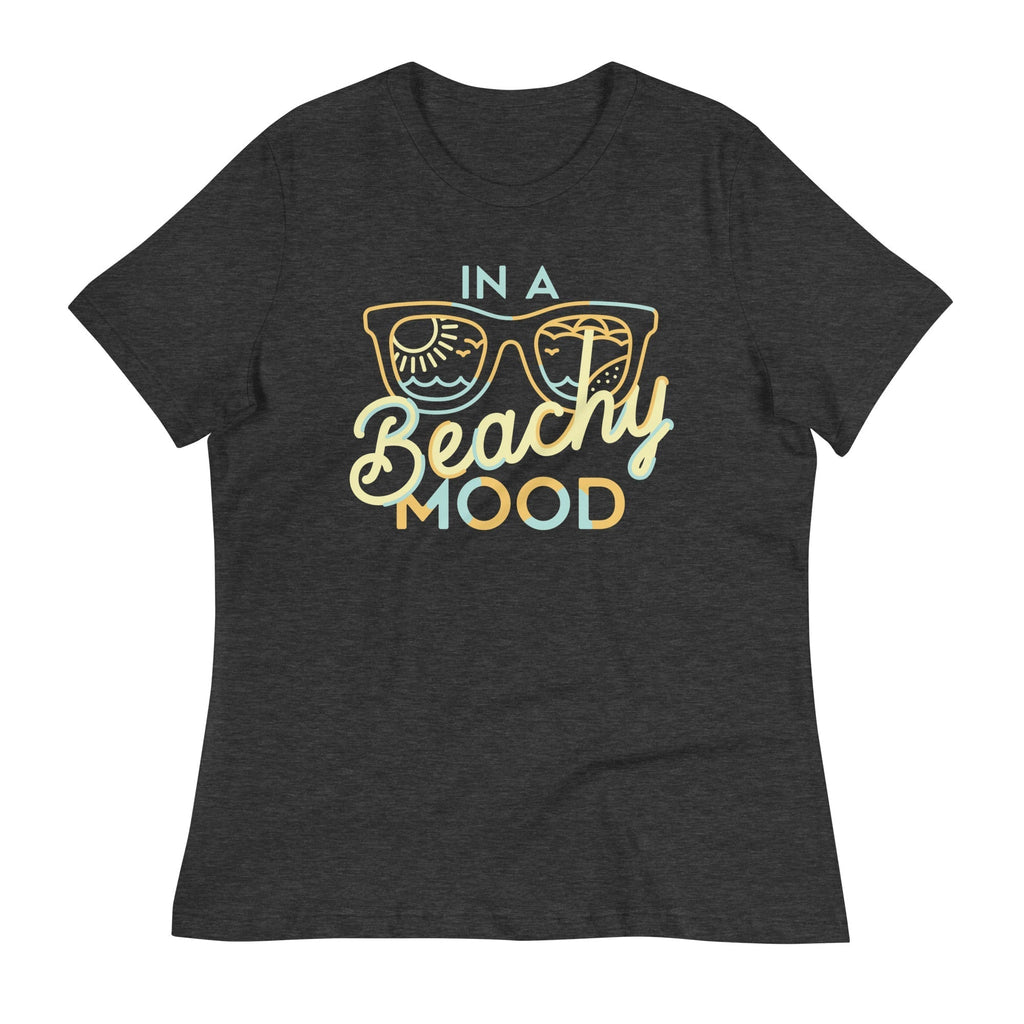 In A Beachy Mood Women's Signature Tee Hoodie, Sweatshirt | PureTeeCo.com (Image 3)