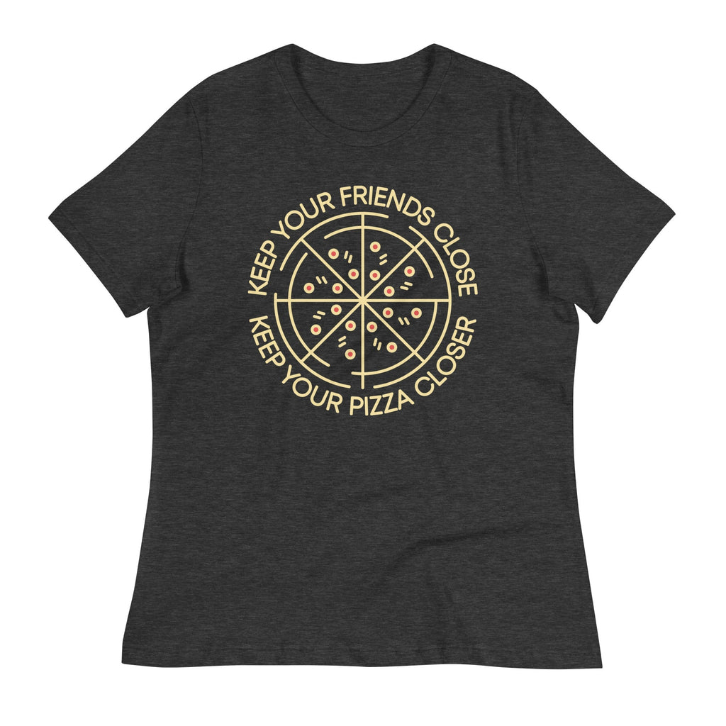 Keep Your Pizza Closer Women's Signature Tee Hoodie, Sweatshirt | PureTeeCo.com (Image 3)