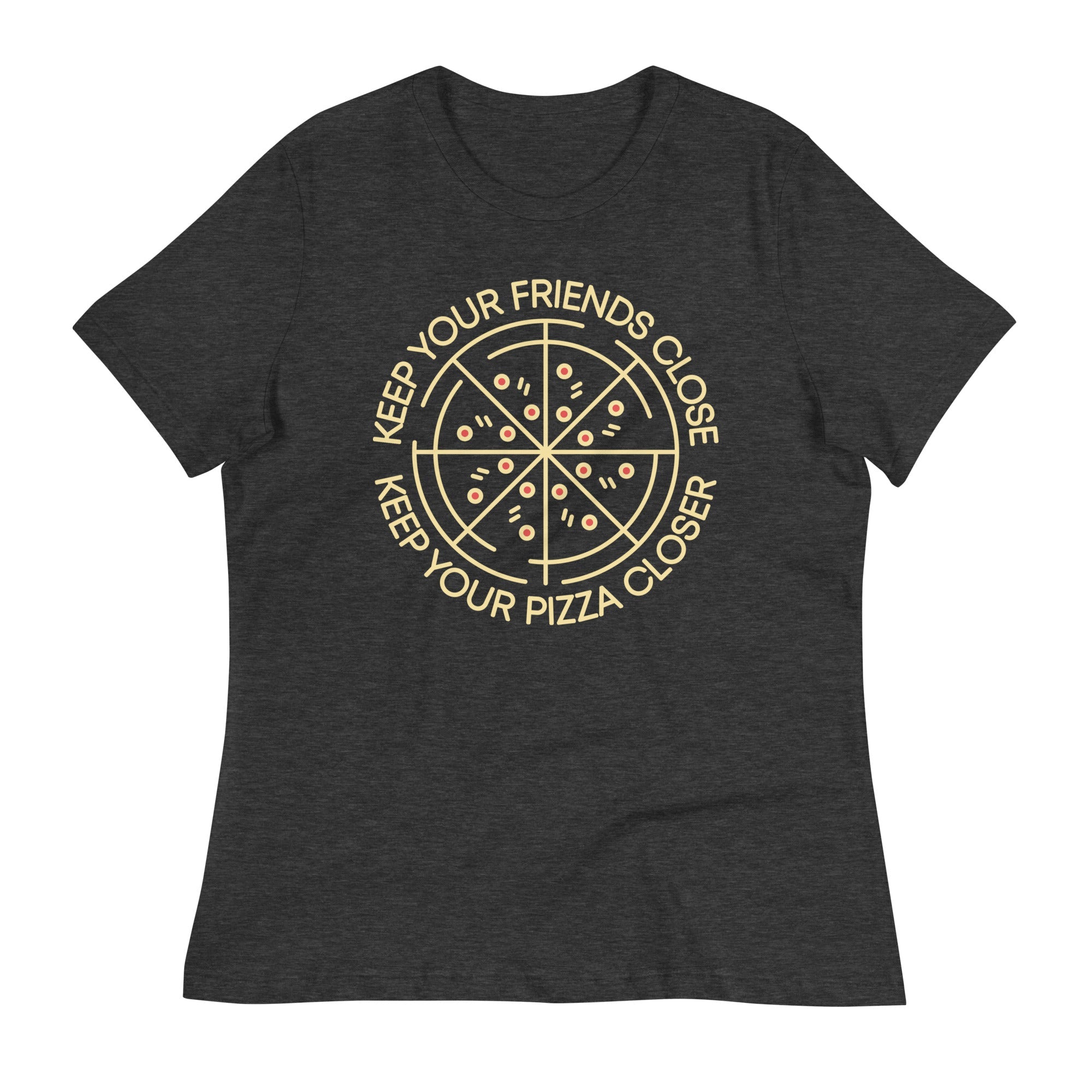 Keep Your Pizza Closer Women's Signature Tee Hoodie, Sweatshirt | PureTeeCo.com (Image 3)