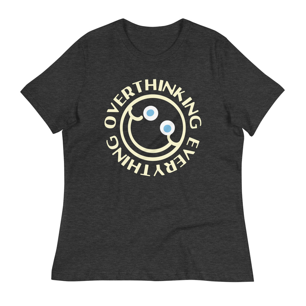 Overthinking Everything Women's Signature Tee Hoodie, Sweatshirt | PureTeeCo.com (Image 3)