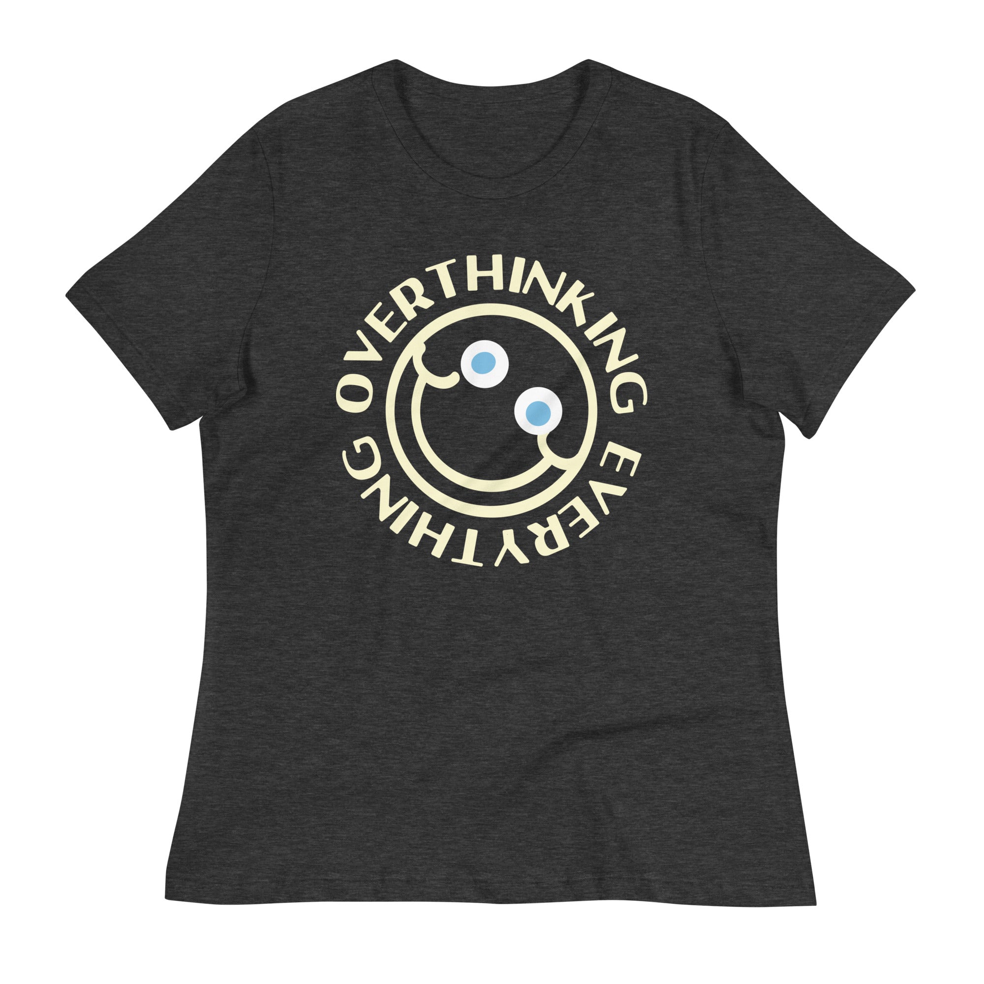 Overthinking Everything Women's Signature Tee Hoodie, Sweatshirt | PureTeeCo.com (Image 3)