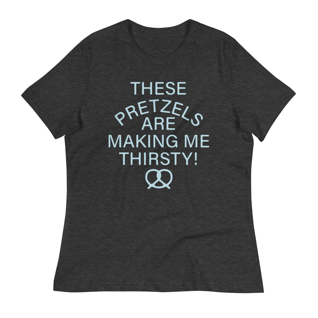 These Pretzels Are Making Me Thirsty! Women's Signature Tee Hoodie, Sweatshirt | PureTeeCo.com (Image 3)