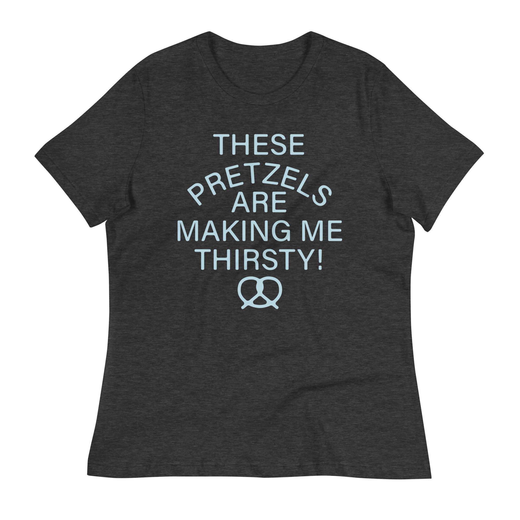 These Pretzels Are Making Me Thirsty! Women's Signature Tee Hoodie, Sweatshirt | PureTeeCo.com (Image 3)