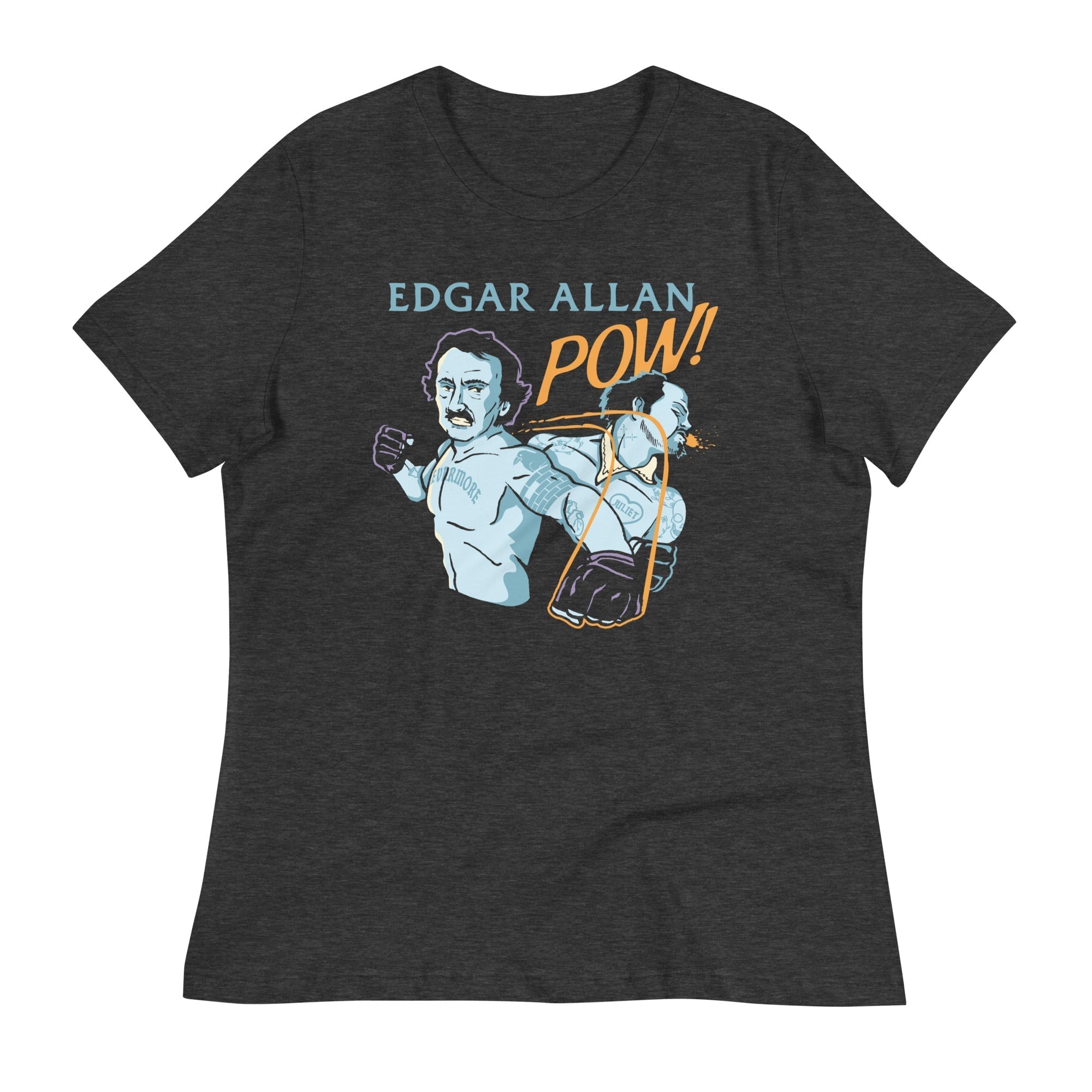 Edgar Allan Pow! Women's Signature Tee Hoodie, Sweatshirt | PureTeeCo.com (Image 2)