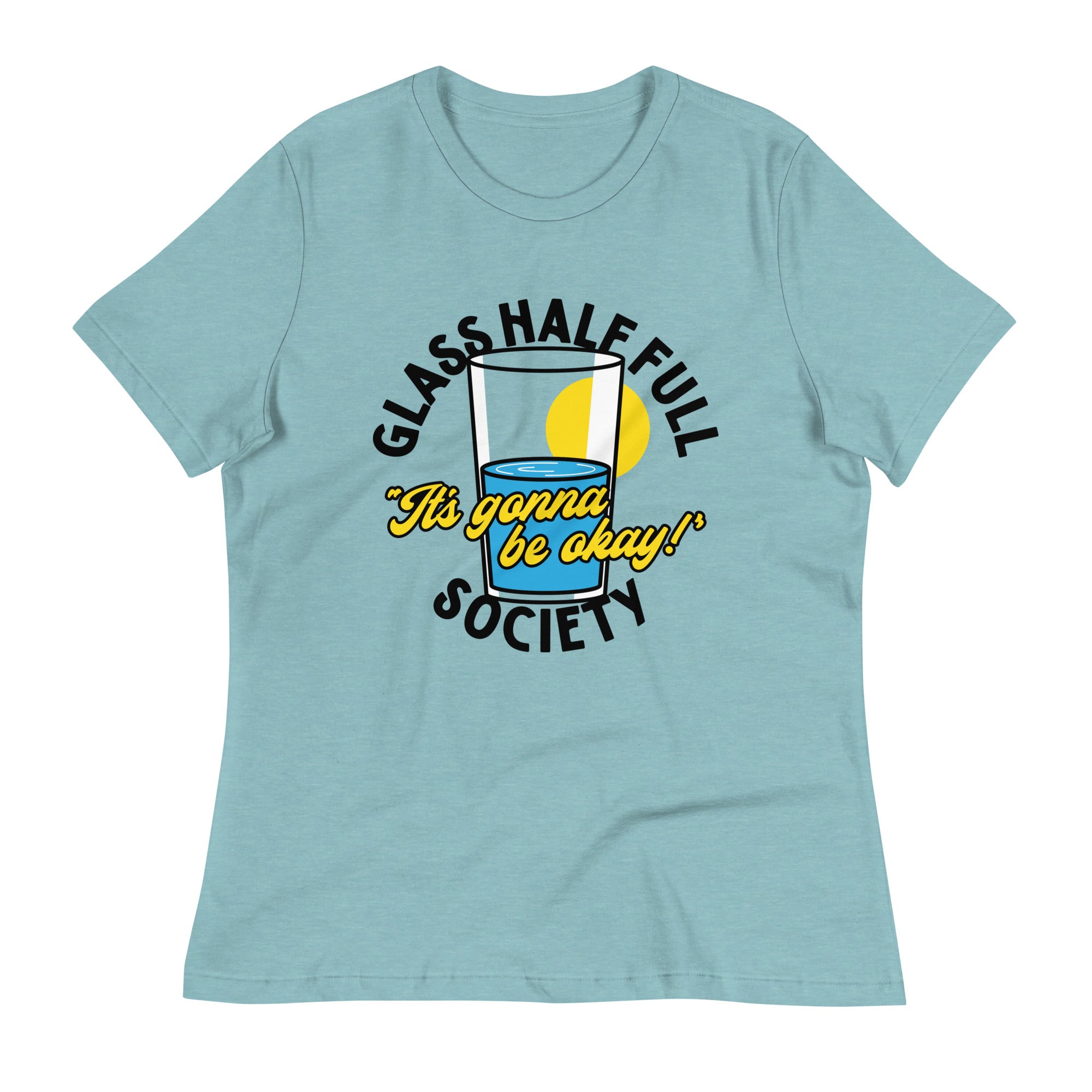 Glass Half Full Society Women's Signature Tee Hoodie, Sweatshirt | PureTeeCo.com (Image 3)