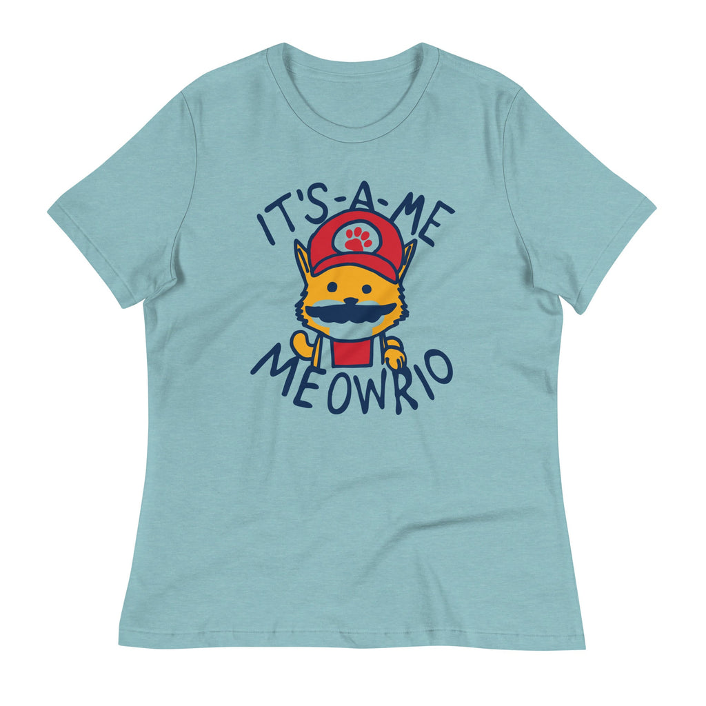 It's-a-me Meowrio Women's Signature Tee Hoodie, Sweatshirt | PureTeeCo.com (Image 5)