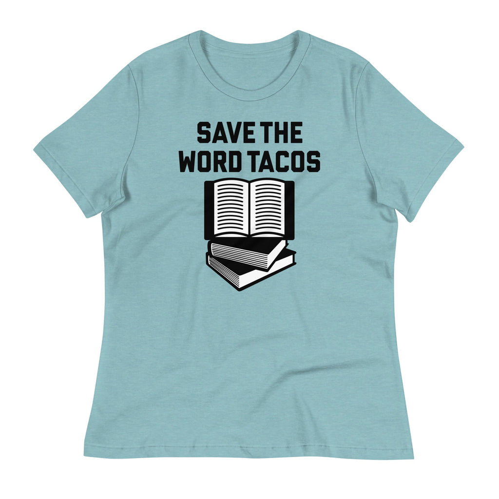 Save The Word Tacos Women's Signature Tee Hoodie, Sweatshirt | PureTeeCo.com (Image 4)