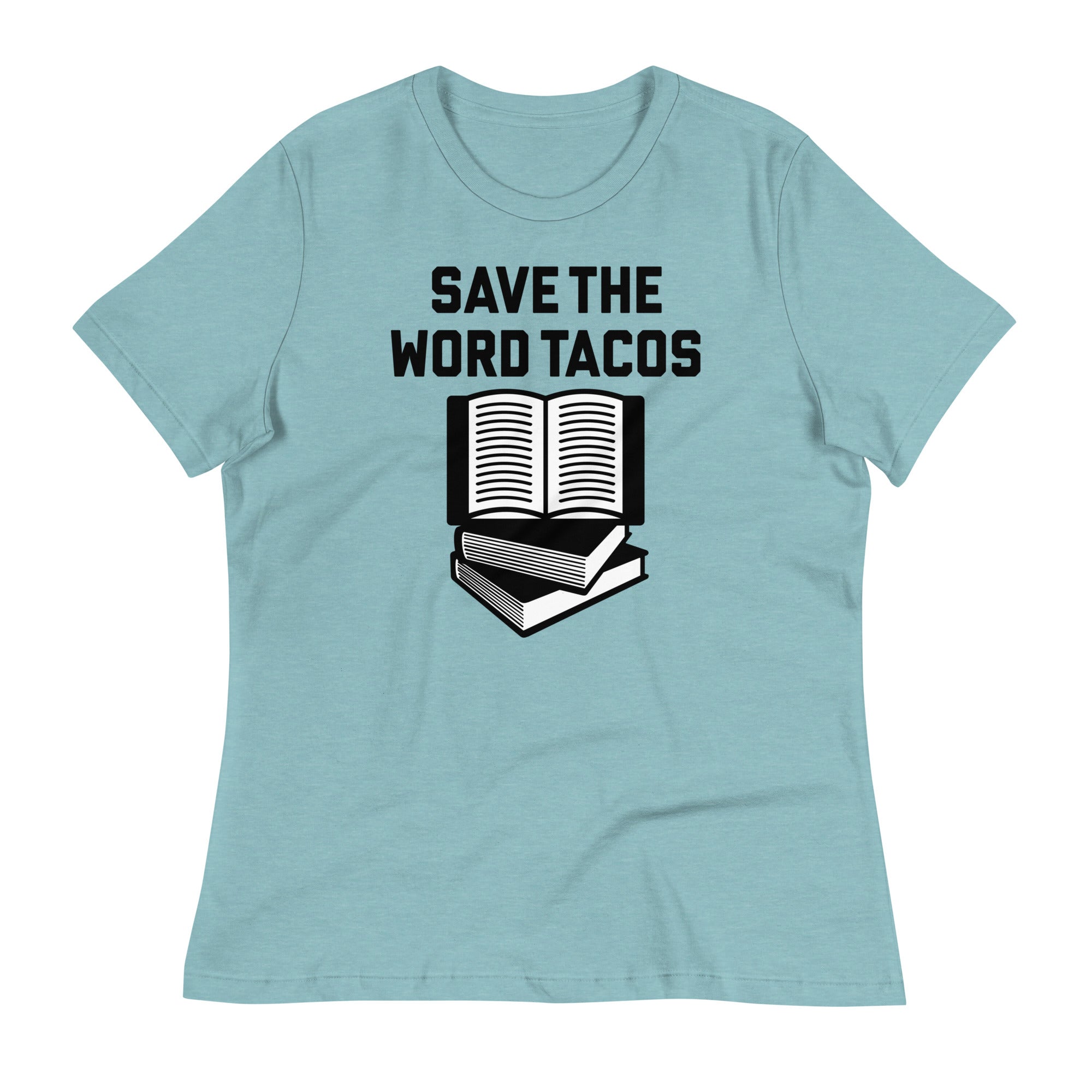 Save The Word Tacos Women's Signature Tee Hoodie, Sweatshirt | PureTeeCo.com (Image 4)