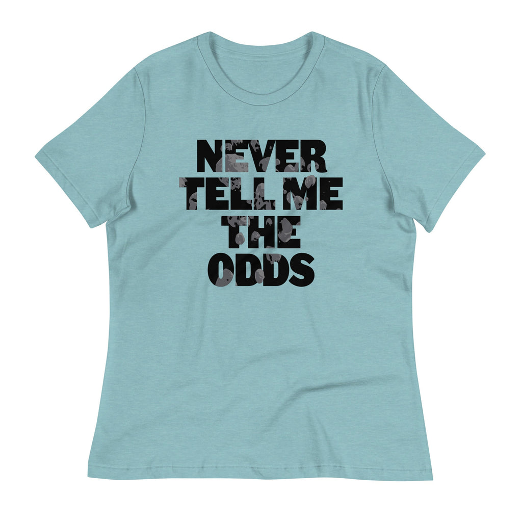 Never Tell Me The Odds Women's Signature Tee Hoodie, Sweatshirt | PureTeeCo.com (Image 3)