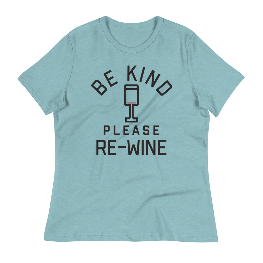 Be Kind, Please Re-Wine Women's Signature Tee Hoodie, Sweatshirt | PureTeeCo.com (Image 3)