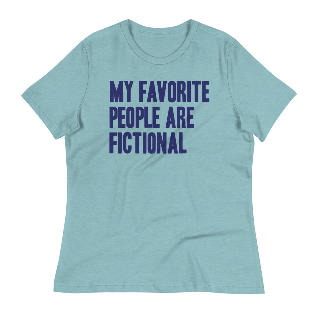 My Favorite People Are Fictional Women's Signature Tee Hoodie, Sweatshirt | PureTeeCo.com (Image 1)