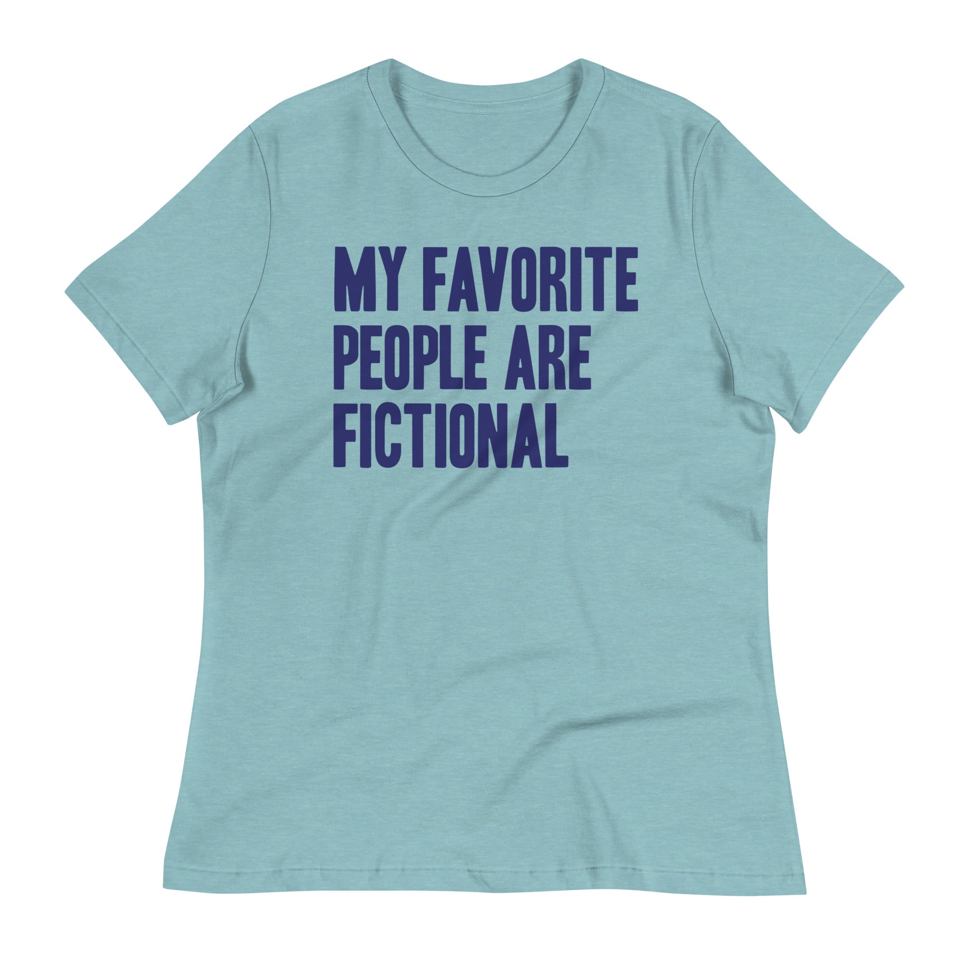 My Favorite People Are Fictional Women's Signature Tee Hoodie, Sweatshirt | PureTeeCo.com (Image 1)