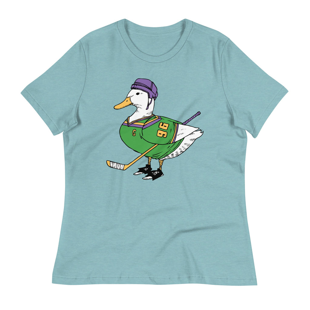 Mighty Duck Women's Signature Tee Hoodie, Sweatshirt | PureTeeCo.com (Image 3)