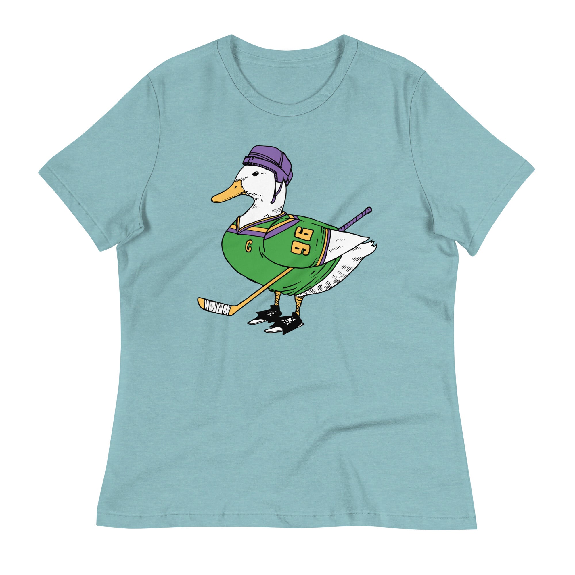 Mighty Duck Women's Signature Tee Hoodie, Sweatshirt | PureTeeCo.com (Image 3)