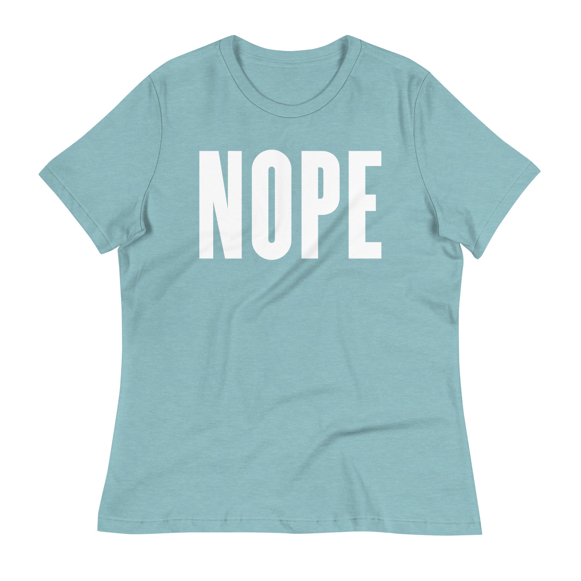 Nope Women's Signature Tee Hoodie, Sweatshirt | PureTeeCo.com (Image 5)