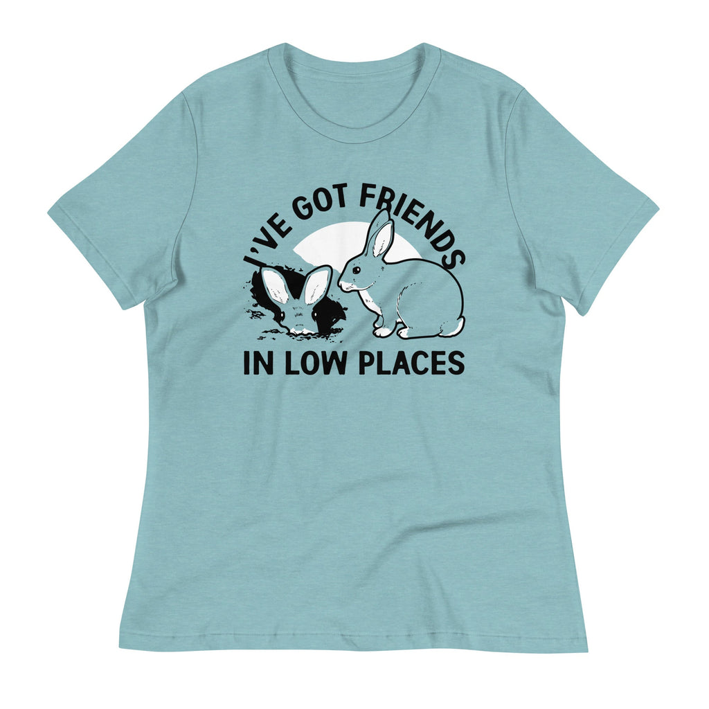 I've Got Friends In Low Places Women's Signature Tee Hoodie, Sweatshirt | PureTeeCo.com (Image 4)