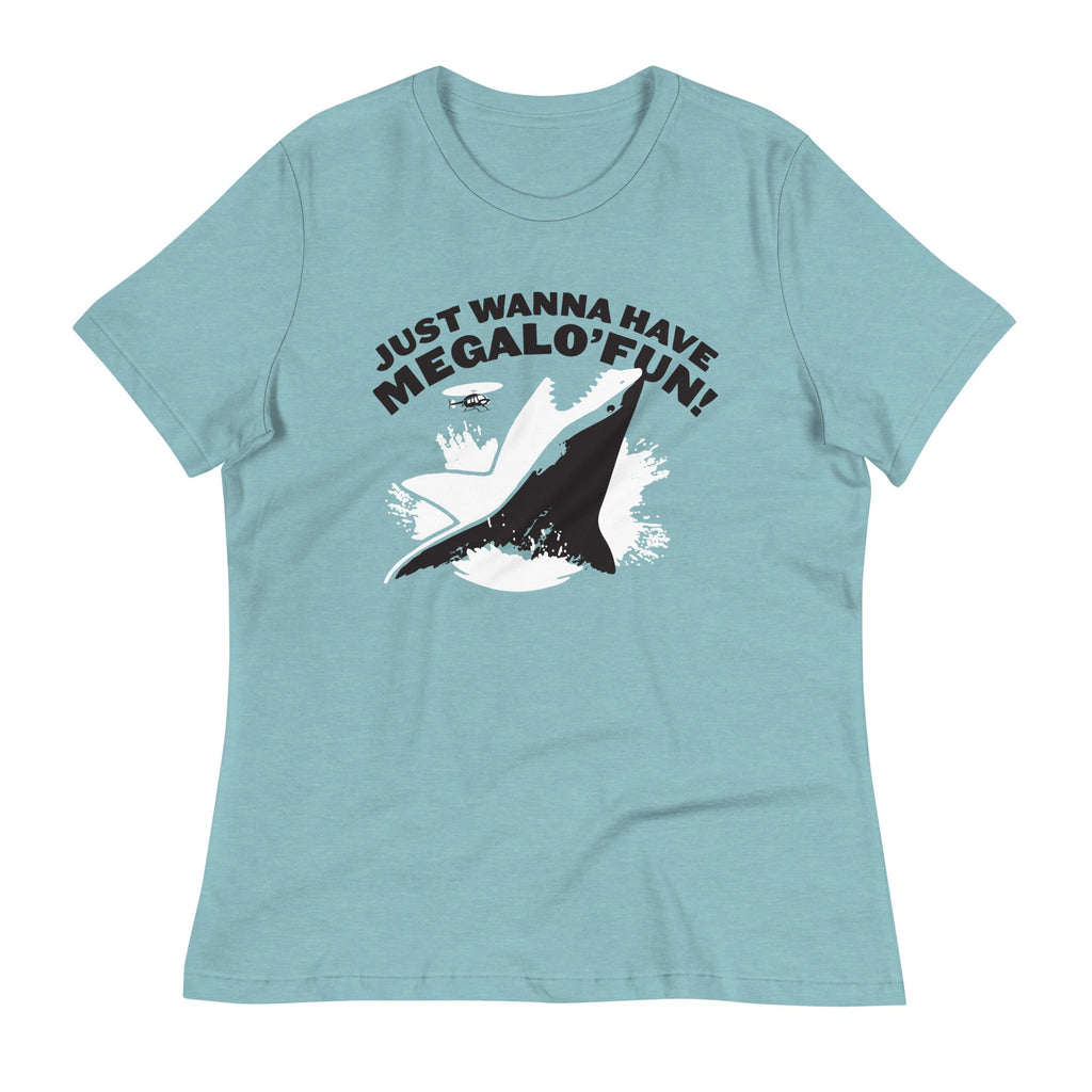 Just Wanna Have Megalo' Fun! Women's Signature Tee Hoodie, Sweatshirt | PureTeeCo.com (Image 5)