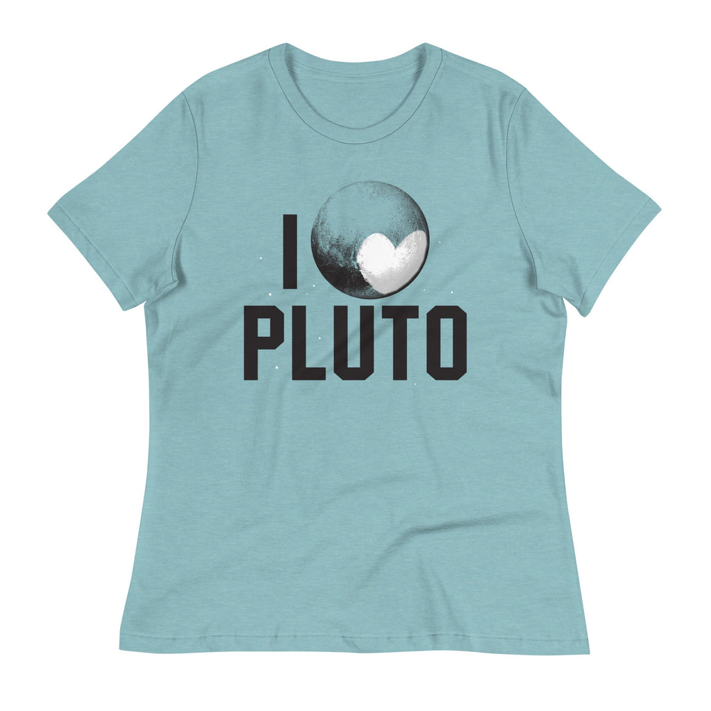 I Heart Pluto Women's Signature Tee Hoodie, Sweatshirt | PureTeeCo.com (Image 4)