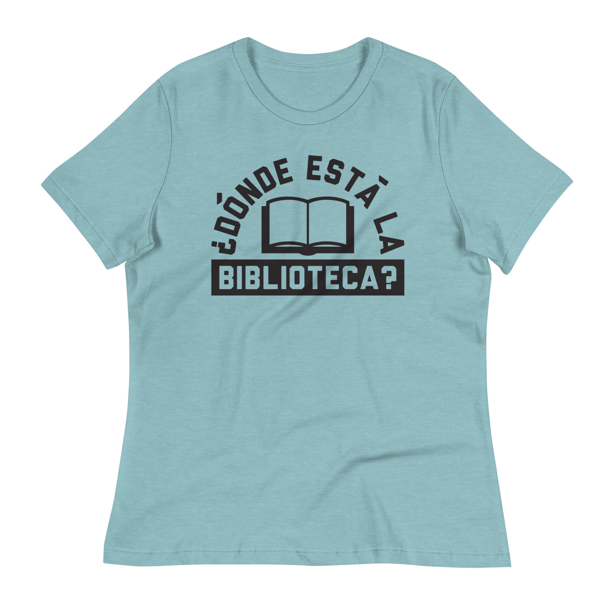 Donde Esta La Biblioteca? Women's Signature Tee Hoodie, Sweatshirt | PureTeeCo.com (Image 3)