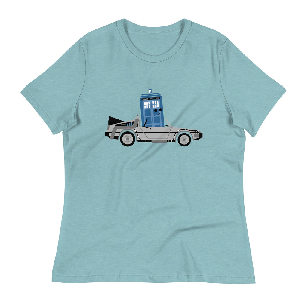Time Machine x Two Women's Signature Tee Hoodie, Sweatshirt | PureTeeCo.com (Image 5)