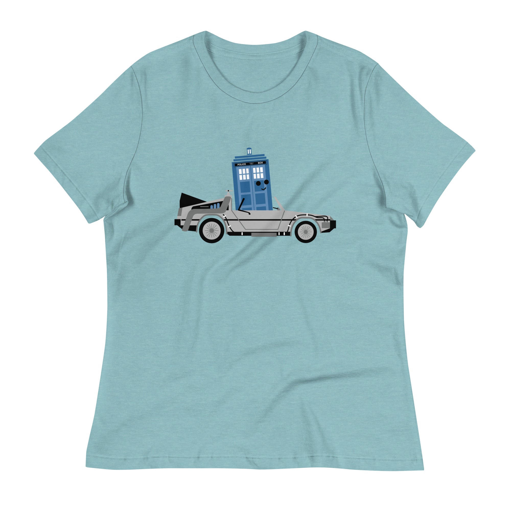 Time Machine x Two Women's Signature Tee Hoodie, Sweatshirt | PureTeeCo.com (Image 5)