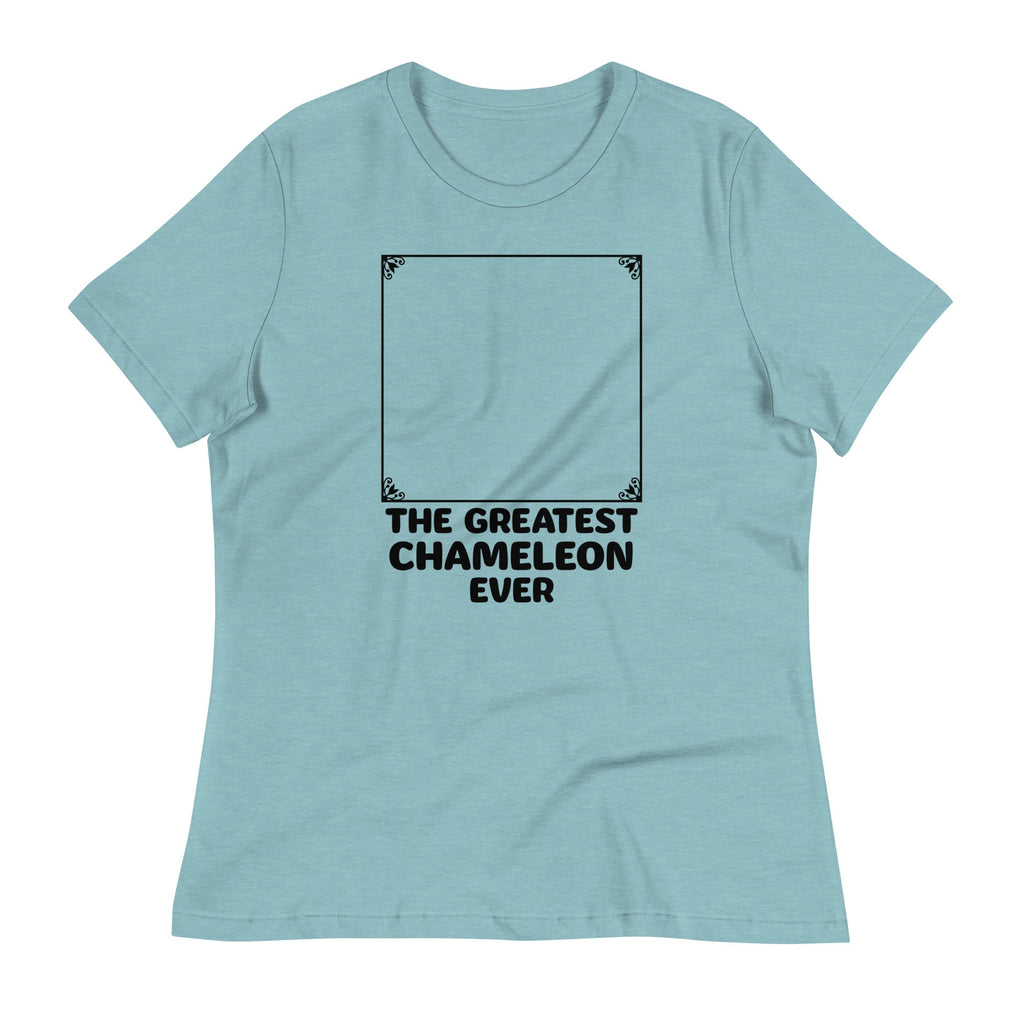 The Greatest Chameleon Ever Women's Signature Tee Hoodie, Sweatshirt | PureTeeCo.com (Image 3)