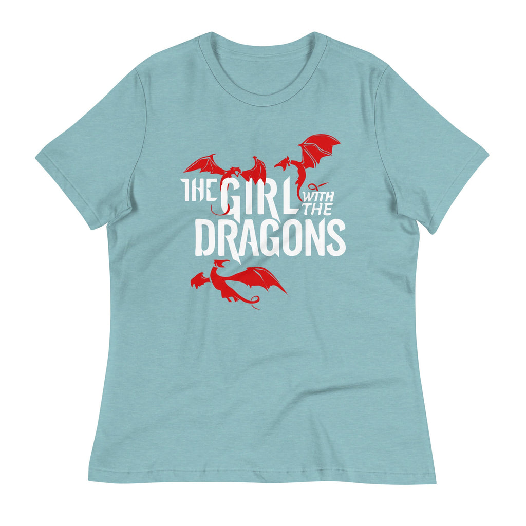 The Girl With The Dragons Women's Signature Tee Hoodie, Sweatshirt | PureTeeCo.com (Image 4)